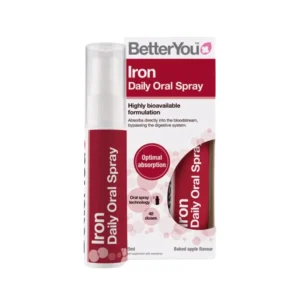 BETTERYOU Iron 5 Oral Spray, Sắt Dạng Xịt Hấp Thụ Tối Ưu, Giảm Mệt Mỏi, Tăng Đề Kháng (25ml)