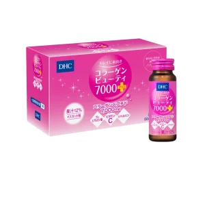 DHC Collagen Beauty 7000 Plus, Nước Uống Collagen Peptide, Hỗ Trợ Đẹp Da, Chống Lão Hóa (Hộp 10 Lọ)