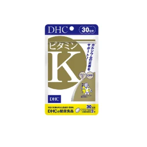 DHC Vitamin K G/60v, Hỗ Trợ Tăng Hấp Thụ Canxi Vào Xương, Ngăn Ngừa Lắng Đọng Canxi (30 Ngày)